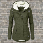 Winter Jacket with Hood | Fleece Lining
