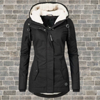 Winter Jacket with Hood | Fleece Lining